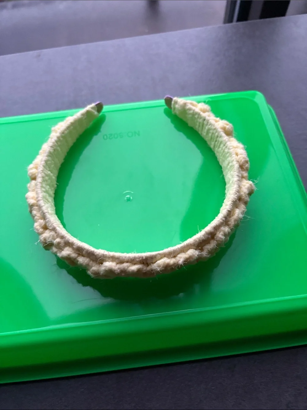 Handcrafted Pale Yellow Wrapped Headband